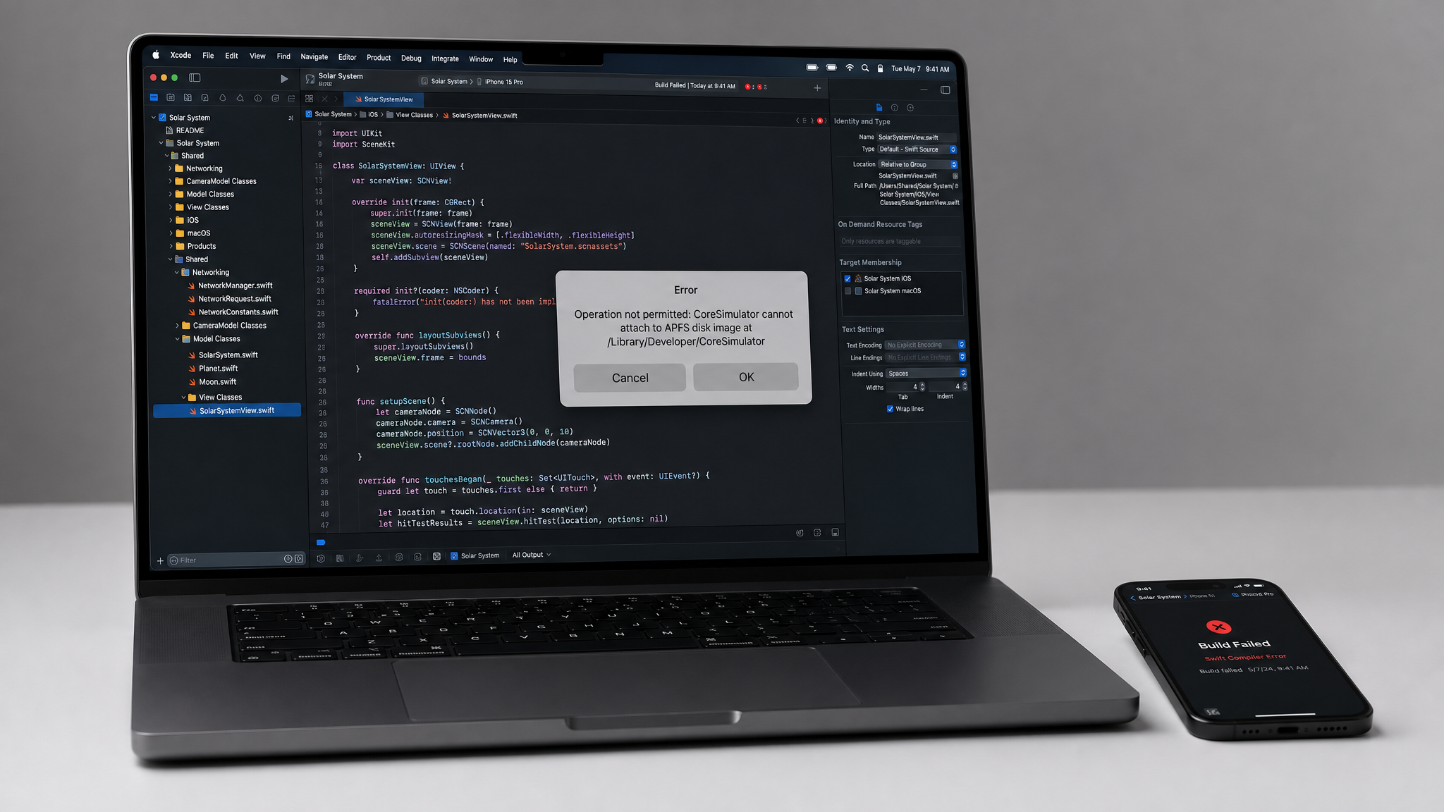 Xcode EPERM and CoreSimulator locked